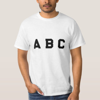 T-shirt  Style ABC