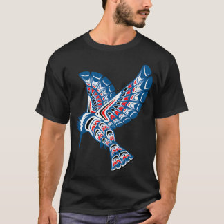T-shirt Style amérindien Kingfisher Pacifique Nord-Ouest