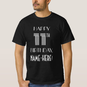 T-shirt Style Art Déco Inspiré 11ème Anniversaire