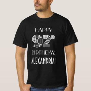 T-shirt Style Art déco inspiré 92e cérémonie d'anniver