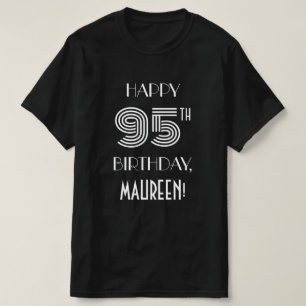T-shirt Style Art Déco Inspiré 95e Anniversaire