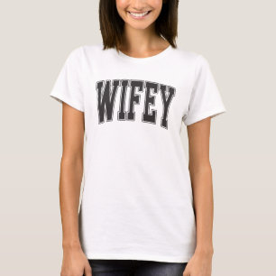 T-shirt Style Athlétique Féminin Wifey