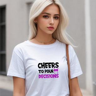 T-shirt Style Blanc "Bravo Pour Les Décisions"
