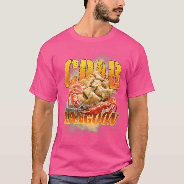 T-shirt Style Bootleg Crab Rangoon Funny 90S Bootleg Rap (Devant)