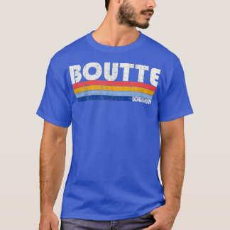T-shirt Style Boutte Louisiana les années 70 80s rétro Vin