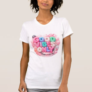 T-Shirt style bubble gum « Good Vibes Only » – Bri