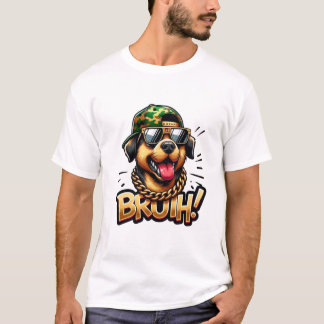 T-shirt style chien
