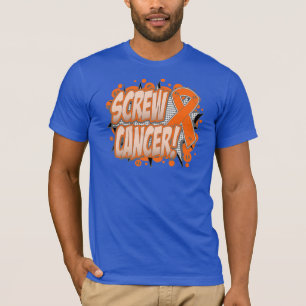 T-shirt Style comique de Cancer de leucémie de vis
