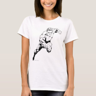 T-shirt Style comique - saut rapide, noir et blanc