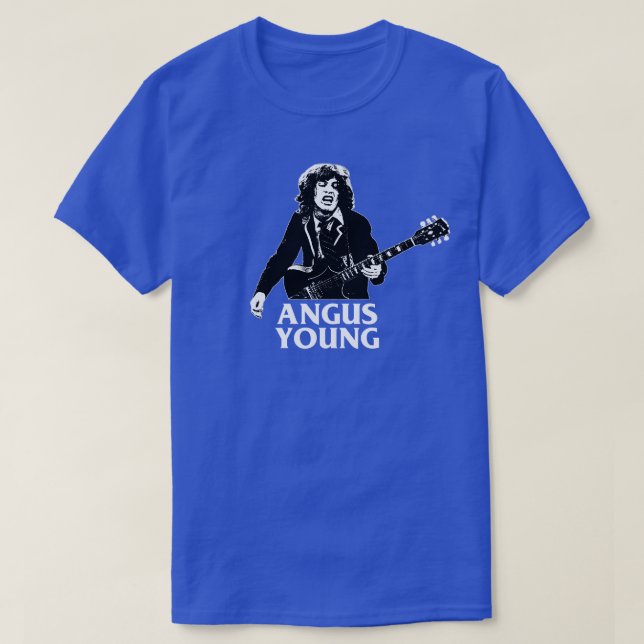 T-shirt Style d'agrandissement Angus Young (Design devant)