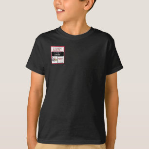 T-shirt Style d'alerte d'allergie aux aliments laitiers