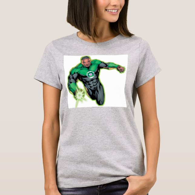 T-shirt Style de bande dessinée - Lanterne verte (Devant)