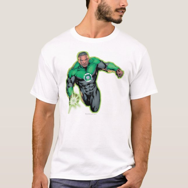 T-shirt Style de bande dessinée - Lanterne verte (Devant)
