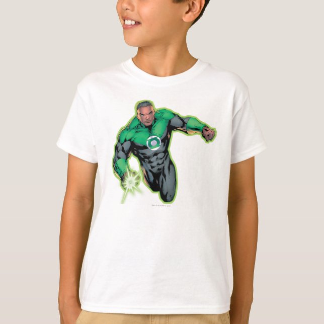 T-shirt Style de bande dessinée - Lanterne verte (Devant)