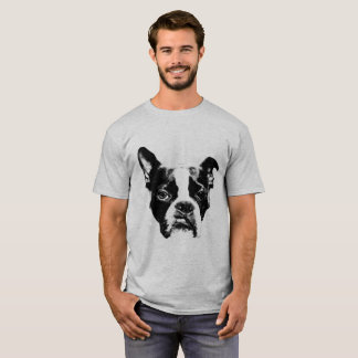 T-shirt Style de Boston Terrier d'attitude