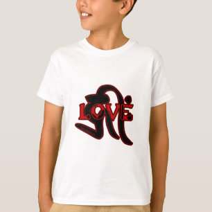 T-shirt Style de bouddhiste de Tendai d'amour
