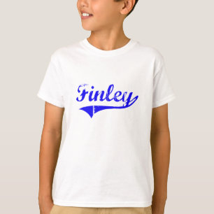 T-shirt Style de classique de nom de famille de Finley