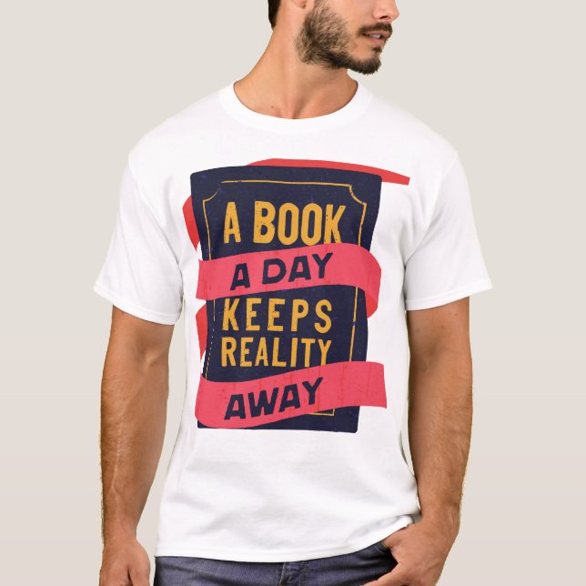 T-shirt Style de conception de livre extraordinaire (Devant)
