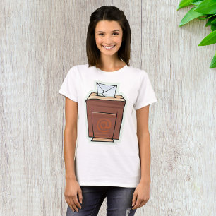 T-shirt Style de dessin de l'icône de boîte de réception d