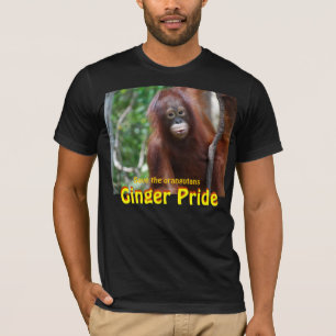 T-shirt Style de faune d'orang-outan de fierté de