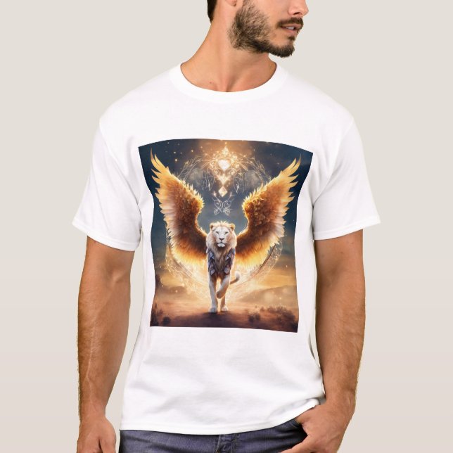 T-shirt Style de flèche : conception géométrique dynamique (Devant)