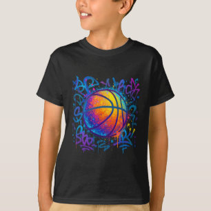 T-shirt Style de graffiti de sketll coloré cool