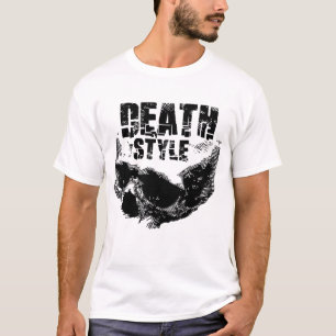 T-shirt Style de mort Design du crâne