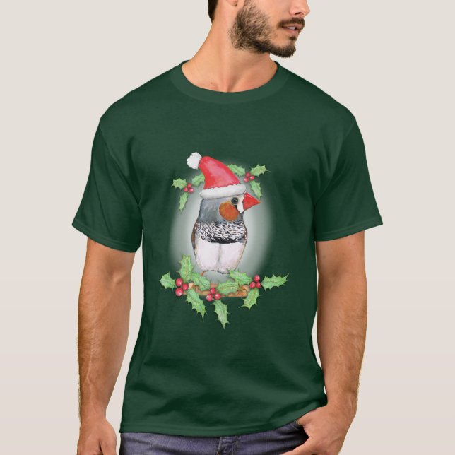 T-shirt Style de Noël Zebra (Devant)