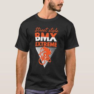 T-shirt Style De Rue cool Bmx Extreme Bmx équitation Bmx