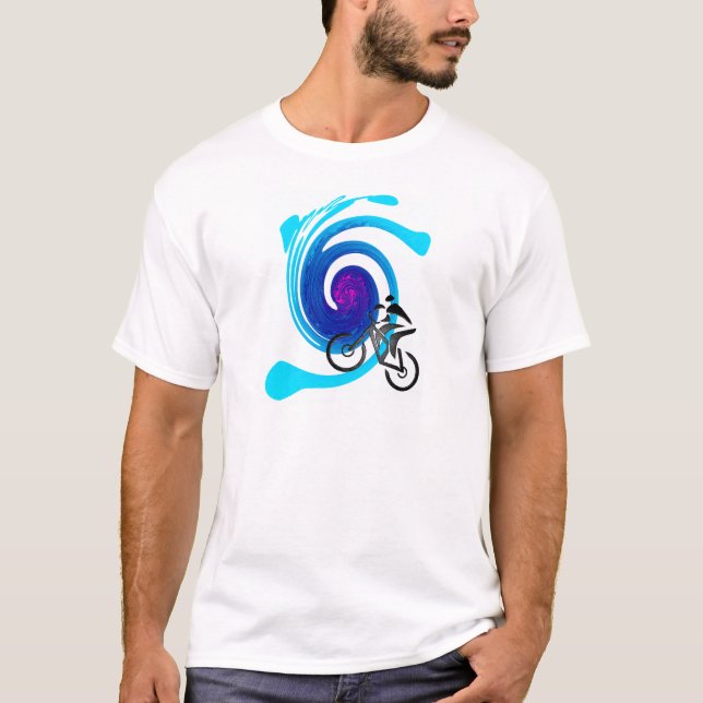 T-shirt Style de Saucey de vélo (Devant)