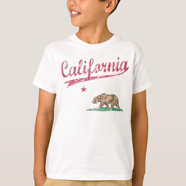 T-shirt Style de sport de la Californie (Devant)