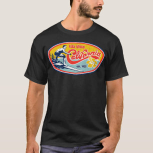 T-shirt Style de Surf rétro vintage Isla Vista College App