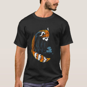T-shirt Style de tatouage de panda roux