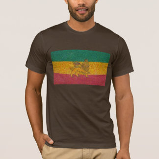T-shirt Style de Van Gogh de drapeau de Rastafari