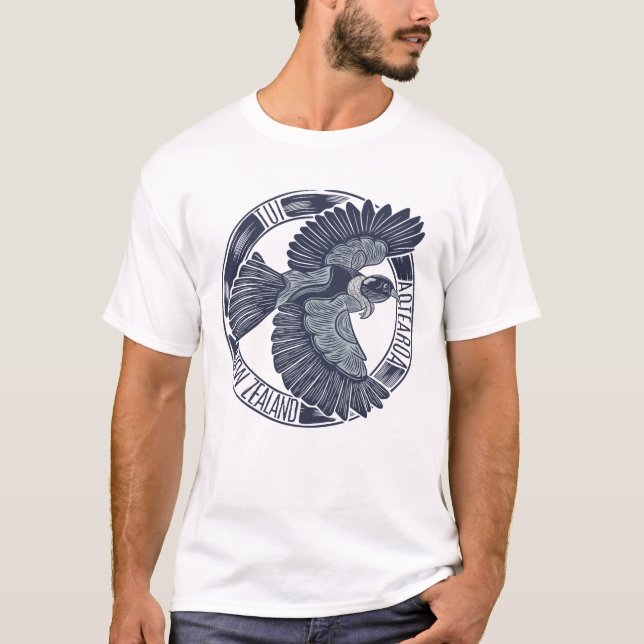 T-shirt Style d'impression Tui Woodcut (Devant)