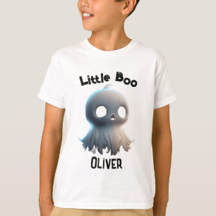 T-shirt Style Éffrayant enfant avec "Petit Boo" Baby Ghost