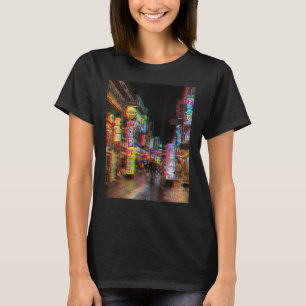 T-shirt Style esthétique Vaporwave Glitch Japon Mème Tokio