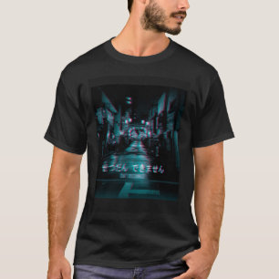 T-shirt Style esthétique Vaporwave Japon 80s 90s Mème Toky
