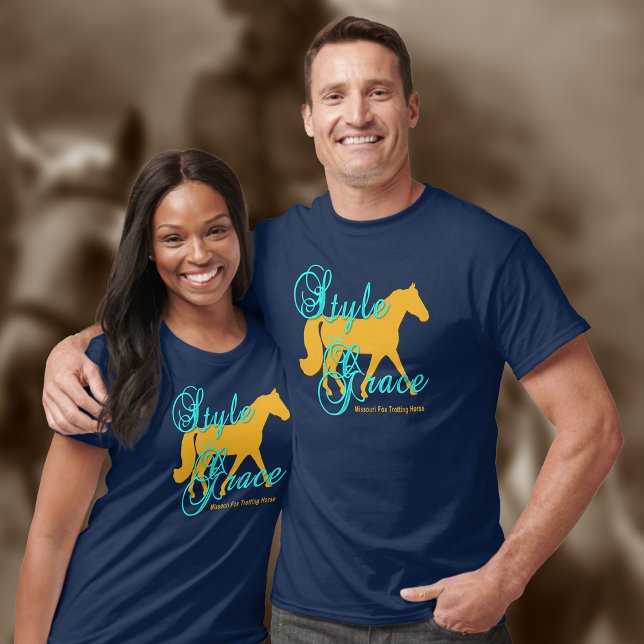 T-shirt Style et grâce Missouri Fox Trotting Horse (Créateur téléchargé)