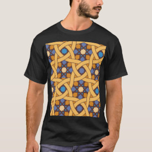 T-shirt Style ethnique Abstrait Motif de mosaïque