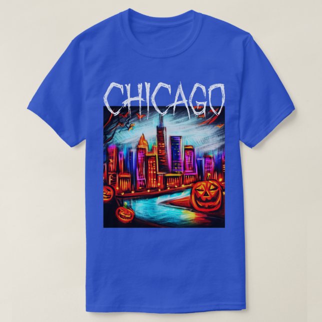T-shirt Style Halloween de Chicago (Design devant)