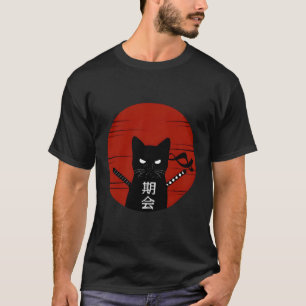 T-shirt Style japonais Chat Kitten