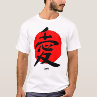 T-shirt Style japonais d'amour