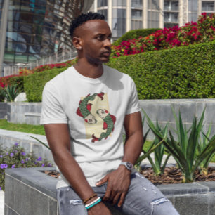 T-shirt Style japonais Koi Fish