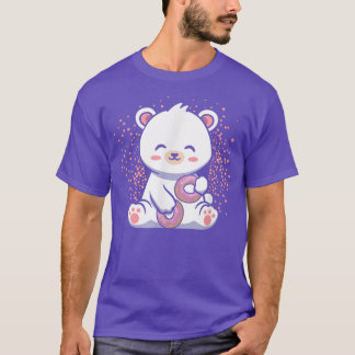T-shirt Style Kawaii de l'ours mou