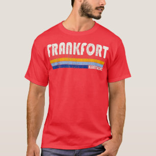 T-shirt Style les années 70 80s Vintage rétro Frankfort Ke