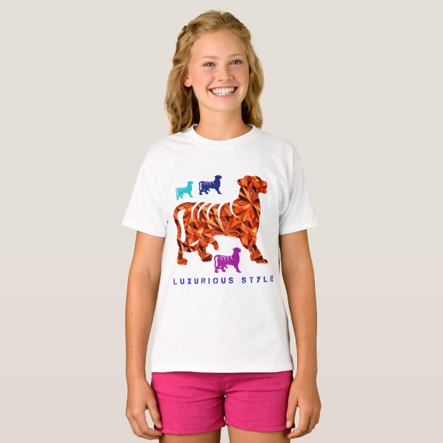 T-shirt style luxueux (Devant entier)