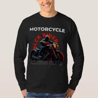 T-shirt Style moderne détails illustration motards noirs