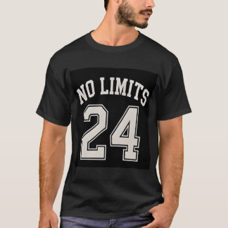 T-shirt Style motivationnel gras No Limits 24