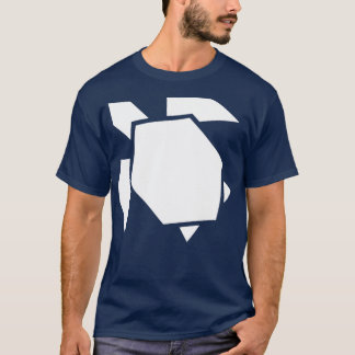 T-shirt Style origami de tortue géométrique (1)